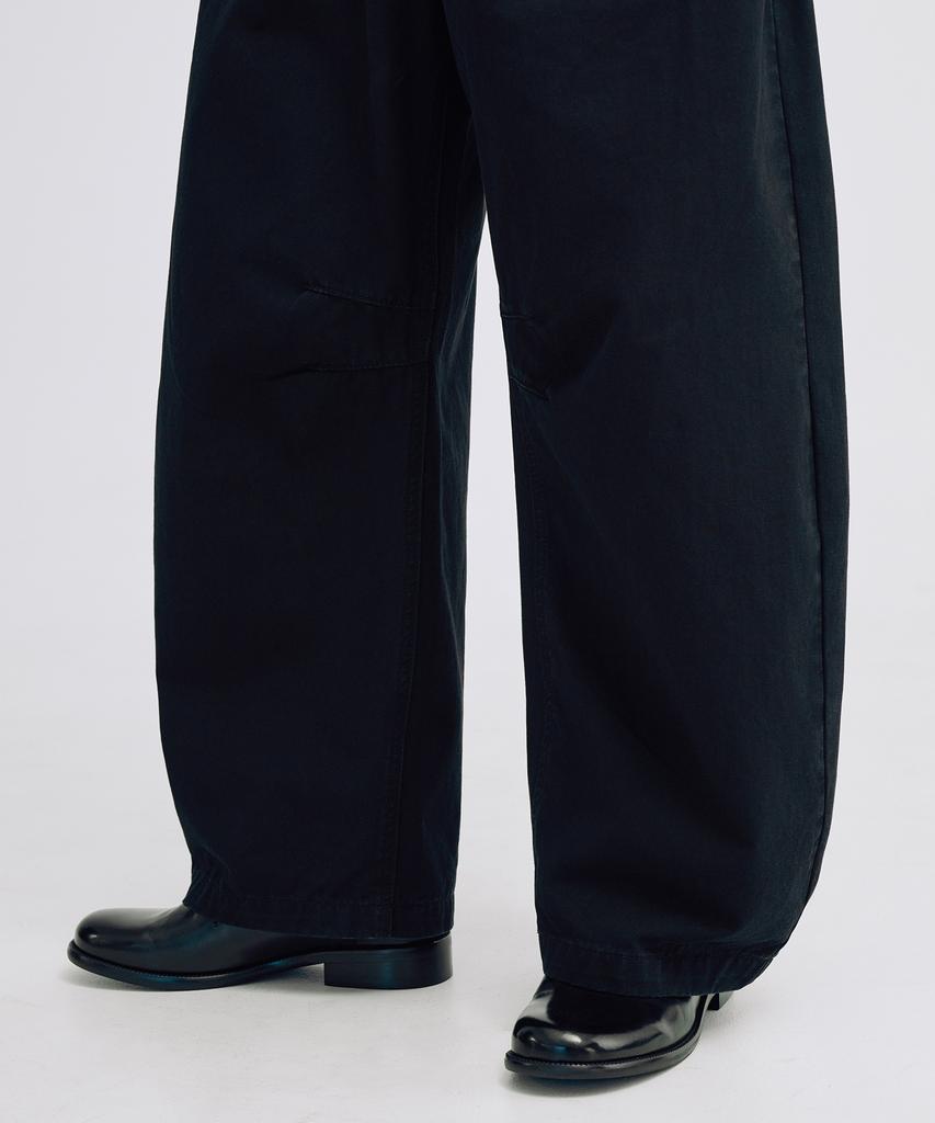 TAKEASY Fatigue Barrel Cotton Pants (Black)