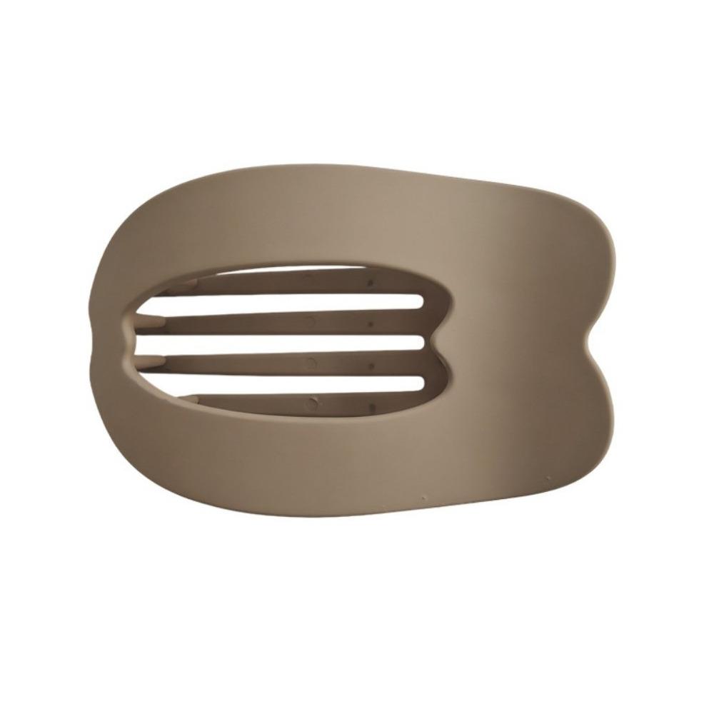 Matte Hair Claws Oval Hairpin Korean Style Barrettes  Women