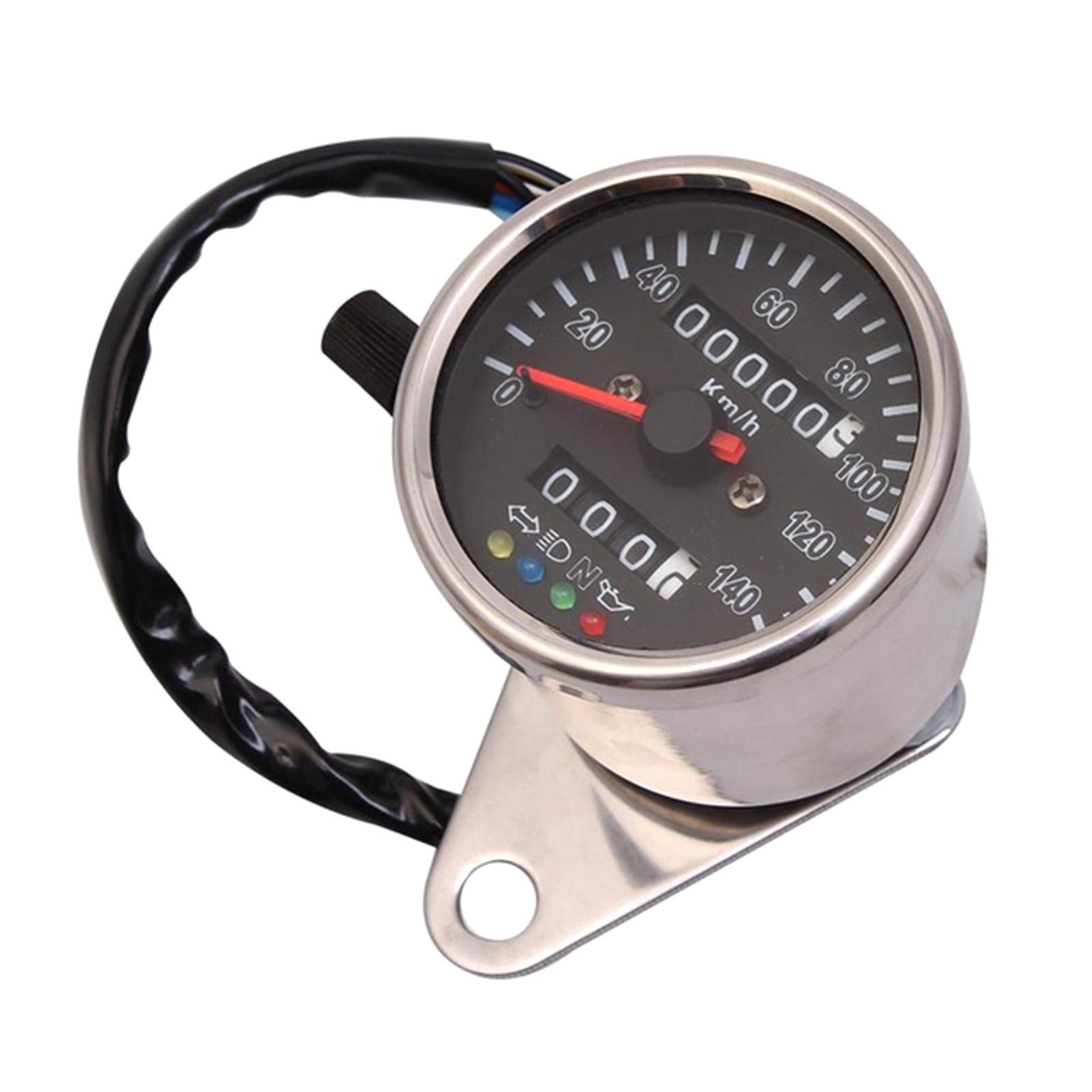 

Универсальный мотоциклетный спидометр, одометр, двойной измеритель скорости с ЖК-индикатором, винтажный измеритель модификации 3