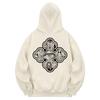 Khc0124 Tutankhamen Fleece Hoodie - Cream