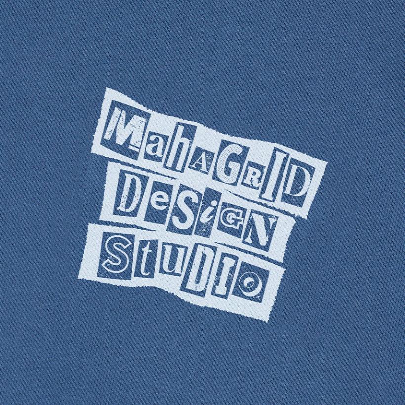 Stray Kids Kollaboration von Stray Kids und Mahagrid, RANSOM NOTE HOODIE NAVY