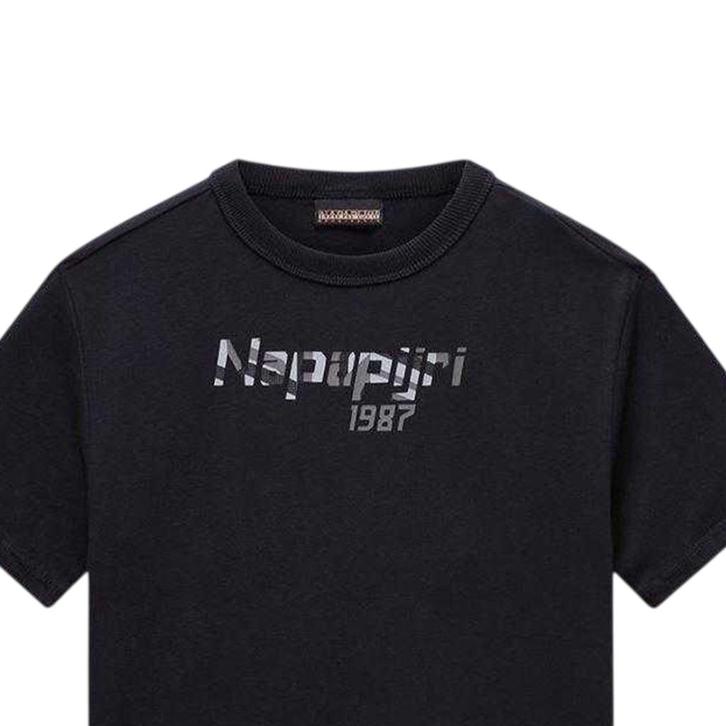 Napapijri Childrens/Kids Graphic Print Regular Short-Sleeved T-Shirt
