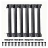 2Pcs Heavy Duty Gazebo Support Rod Garden Pergolas Support Connectors Bracket Hardware 45 Degree Angles Support Brackets