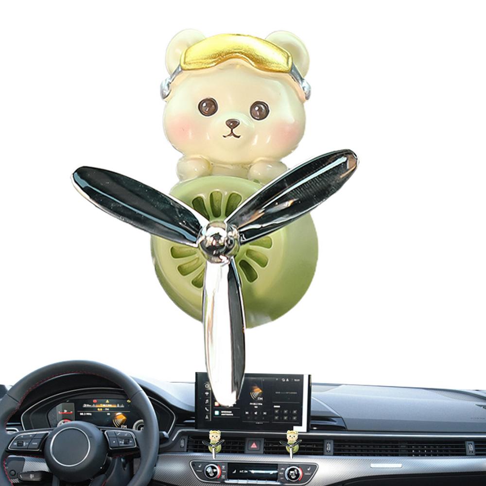 Vent Clip Air Freshener Air Conditioning Outlet Clip With Pilot Design Rotating Propeller Cartoon Vent Clip Fresheners Diffuser