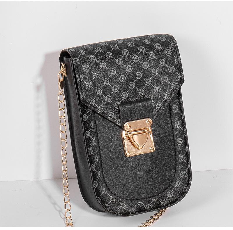 2022 Polka Dot Floral Phone Crossbody Bag - Women's Fashion Chain Bag