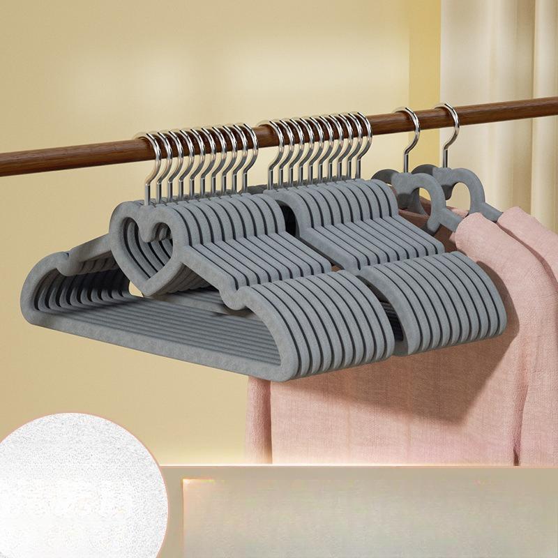 10 шт вешалка для одежды прочная вешалка из АБС-пластика с сердечным узором вешалка для одежды для взрослых и детей подвесные принадлежности чёрный 1060₽