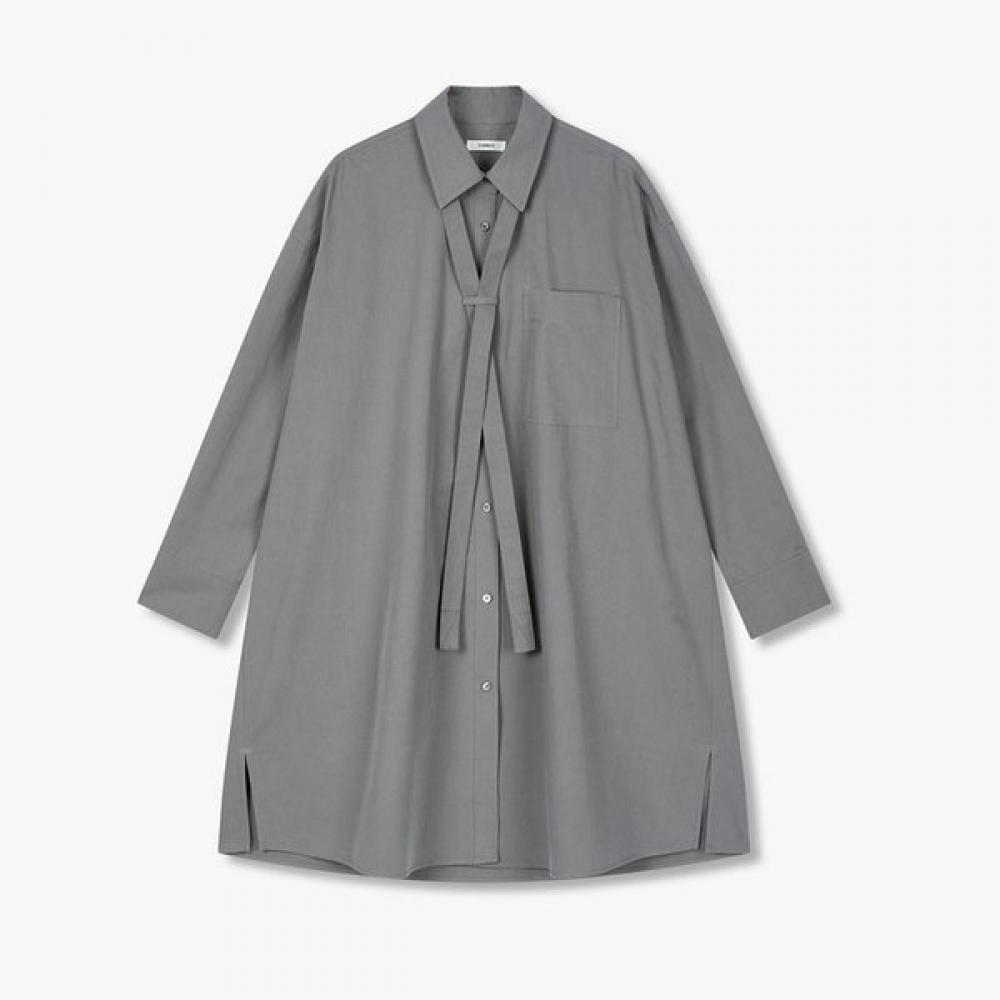 

Studio Tomboy Back Button Detail Tie Dress 9106141102ct melange light beige/OS