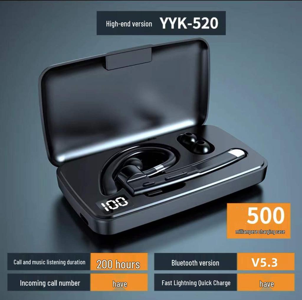 Popular AI Translation Wireless Bluetooth Over-Ear Noise-Cancelling Earphone YYK520 for Business.