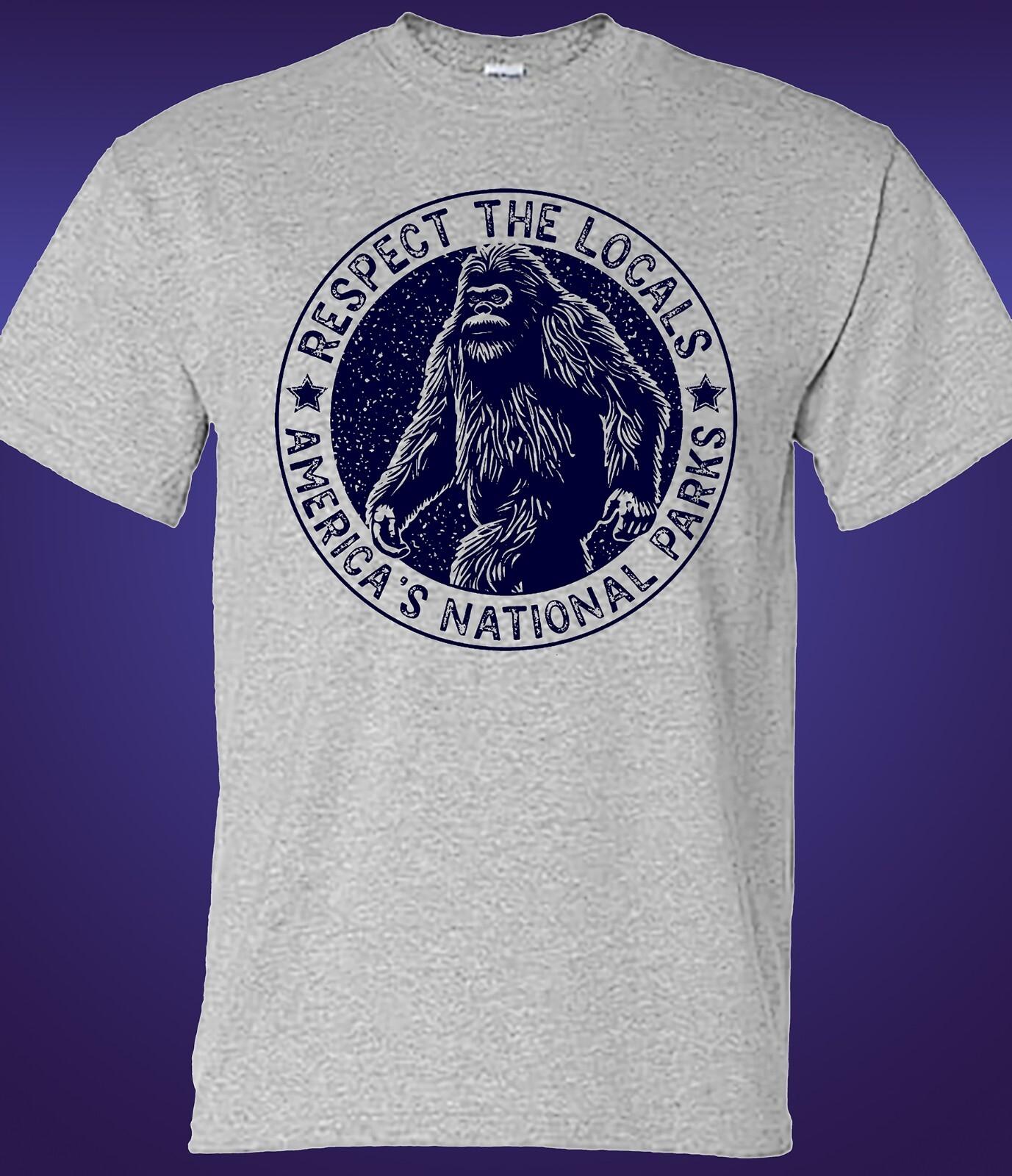 Respect the Locals Sasquatch T-shirt M