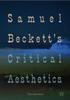 Buch Samuel Beckett's Critical Aesthetics