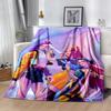 K-pop Demon Hunters Blanket Soft & Cozy Suitable for Sofa Office Chair Seaside for All Occasions Stylish Decor Best Holiday Gift for Friends Family