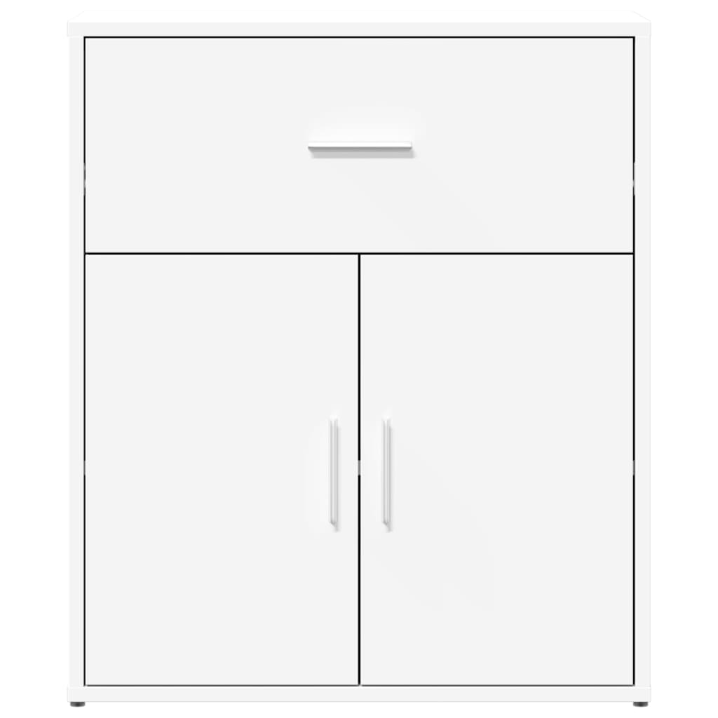 Vidaxl Szafki, 2 Szt., Białe, 60X31X70 Cm, Materiał Drewnopochodny
