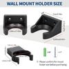Secure Clamping Vacuum Wand Wall Mount For Organized Home Storage Solution With Space Optimization