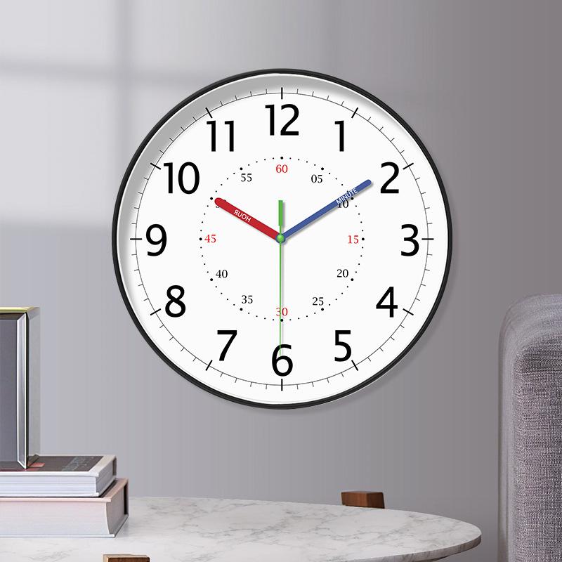 10-Zoll 25cm Tier Cartoon Kinder Wanduhr Wohnzimmer Schlafzimmer Wanduhr Kreative Stille Uhr Tisch