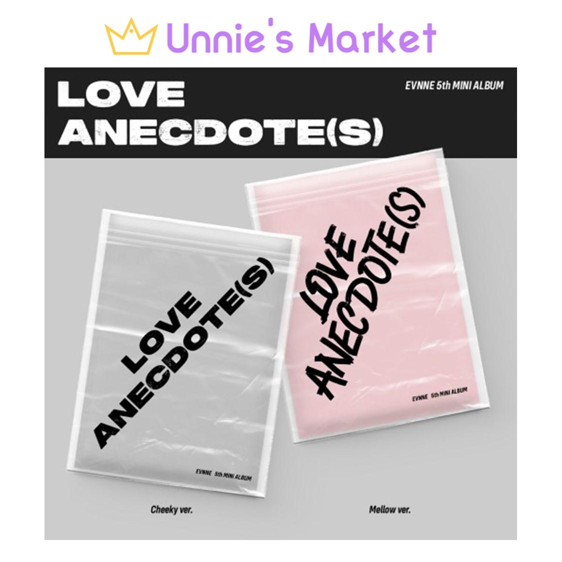 

EVNNE - ЛЮБОВНЫЙ АНЕКДОТ(S) Альбом (Нахальная версия. / Мелодичная версия) NO POSTER_Random ver.