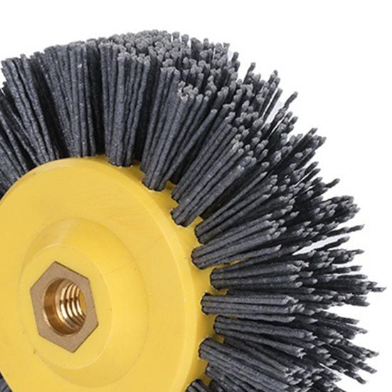 Angle Grinder Wire Wheel Brush Rust Resistant Easy To Install Multi-purpose Heavy-Duty Nylon Brush Woodworking Tool