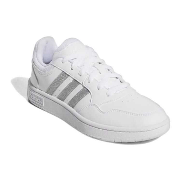 Adidas Neo Hoops 3.0 Comfortable Durable Low-Top Skate Shoes Women Sneakers White GY1912