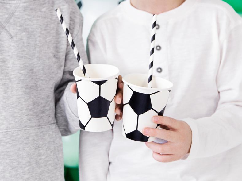 Football Cups Birthday World Cup 260ml 6 Pcs