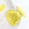 Summer Porch Goose Bikini Clothes Yellow Polka Dot Hawaiian Goose Outfit for 23"/17" Lawn Goose Statue Goose Costume for Outdoor Garden Yard Decor