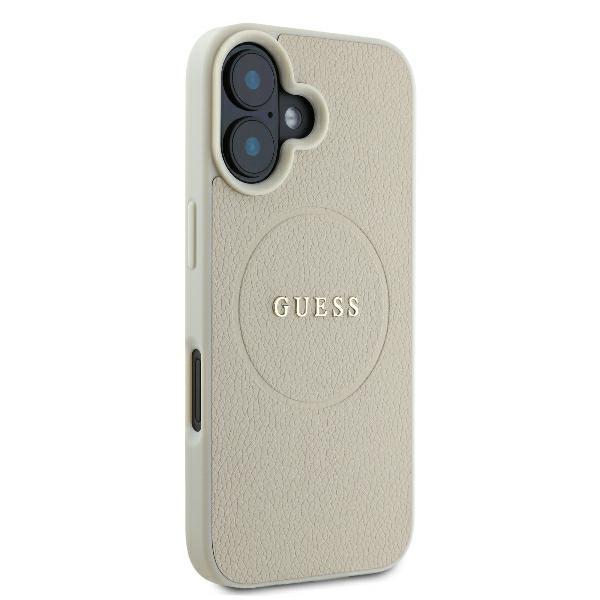 Guess Guhmp16Spghsmme Iphone 166.1 Beżowy/Beige Hardcase Grained Ring Magsafe