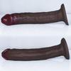 Coffee Black Extra Long Snake Shape Silicone Dildo, Dual Density Soft Skin Feel, Flexible Curved Design, 3 Sizes, Up To 35cm, Discreet Packaging