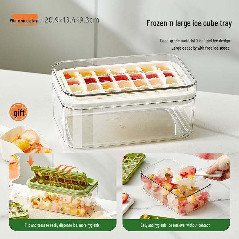 Easy-Release Ice Cube Mold Tray for Quick Freezing