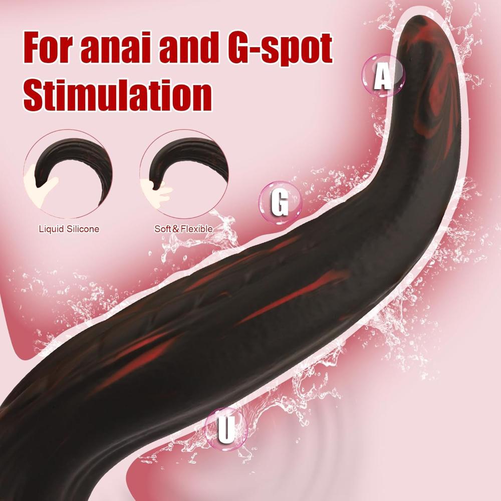 Fantasy Design Dildo with Anal Plug - Special Shape Penis Toy for Men & Women, G-Spot & Prostate Massager, BDSM Adult Sex Toy