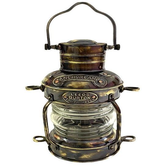 Maritime Brass Lamp Anchor Oil Lamp Lantern Boat Light Lamp Decor Ship Oil Lamp For Home Office Decor