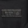 Prada Made In Italy Long Sleeve Shirt 40 Black Stretch Men's Used