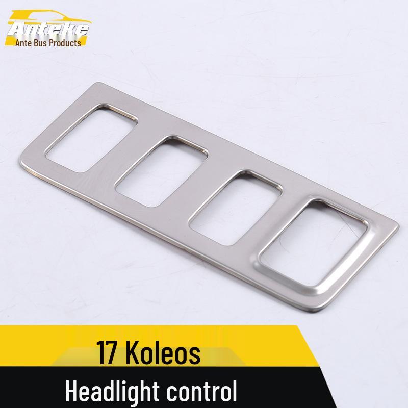 Koleos Headlight Control Frame and Switch Decor Patch