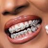 Top Jos Inimă Hip Hop Zircon Dinți Grillz Punk Piatră Cz Gol Dinți Capac Pentru Femei Bărbați Bijuterii Cosplay Grilaje Dentare