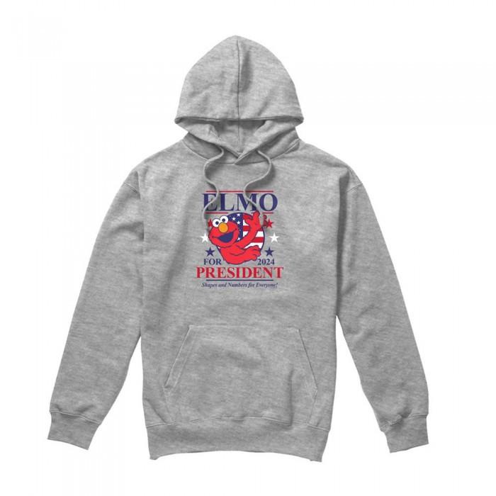 Sesame Street Unisex Adult For President 2024 Elmo Heather Hoodie
