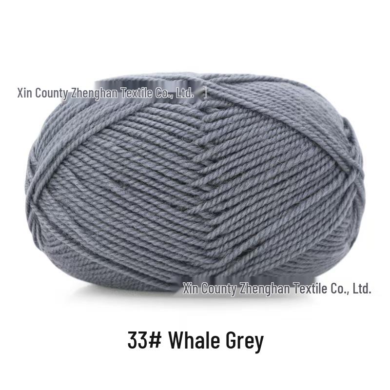 Snowy Velvet 3-Ply Medium Thick Yarn Kit: Knitting Needles, Scarf, Sweater, Baby Yarn, Crochet, DIY Material.