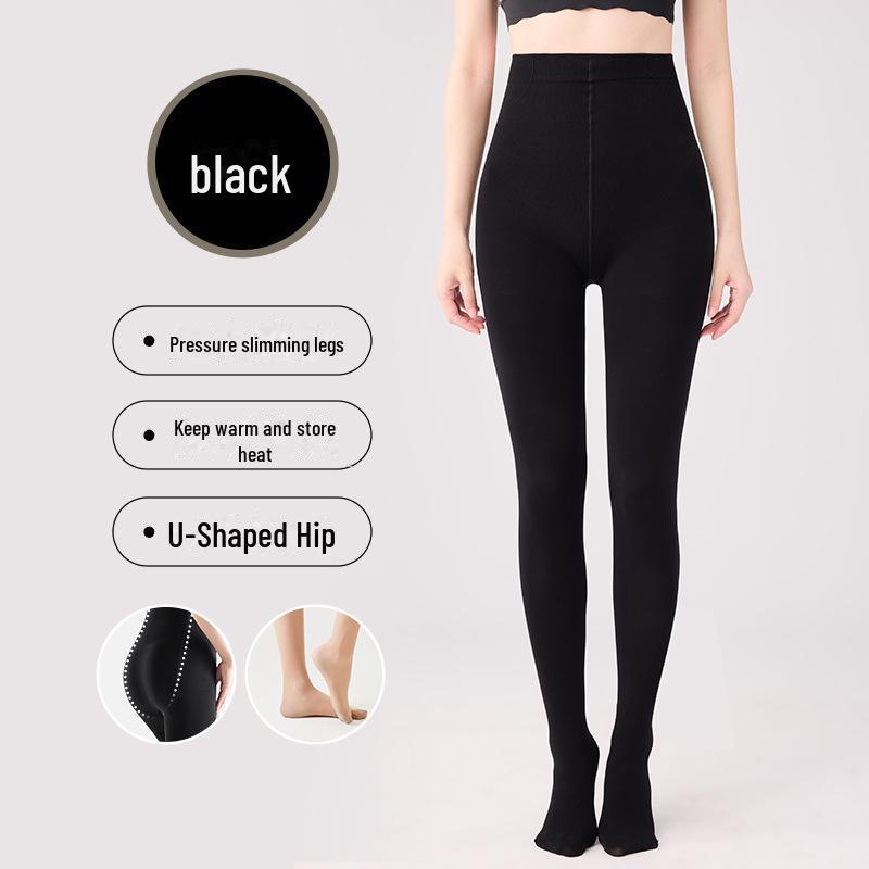 Thickened Velvet Pantyhose: Super Warm, High-Pressure Autumn/Winter Leggings