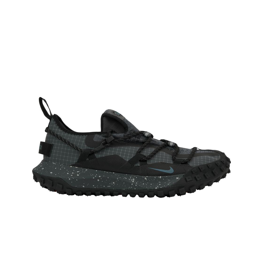 Nike ACG Mountain Fly Low GORE-TEX Schwarz Dunkelgrau Unisex Sneaker Rauchblau Wolfsgrau Pikantrot IB7328-002 40