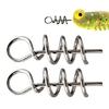 100Pcs Fishing Hook Stainless Steel Spring Fishing Tackle Fishing Lock Accessory