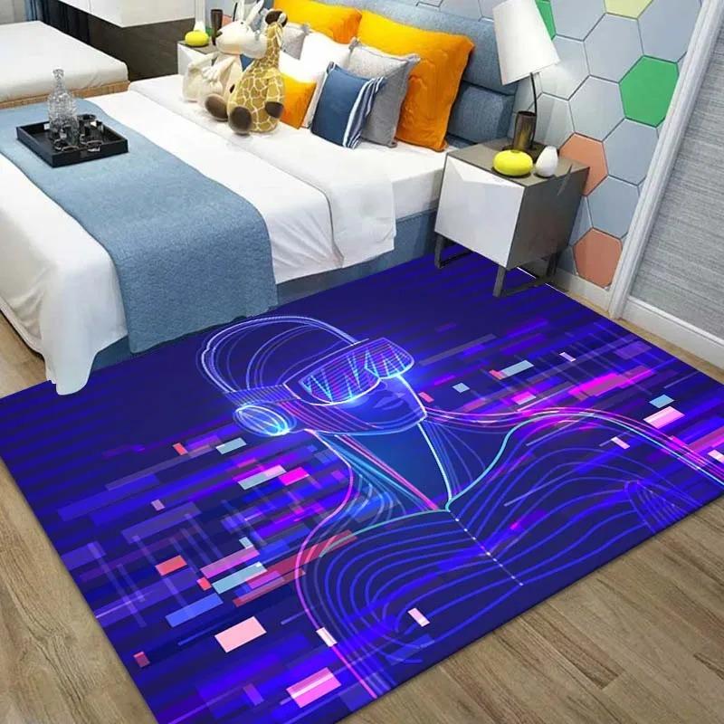 Abstract Sci-fi Characters Printed Floor Mats Front Door Decoration Home Living Room Floor Mats
