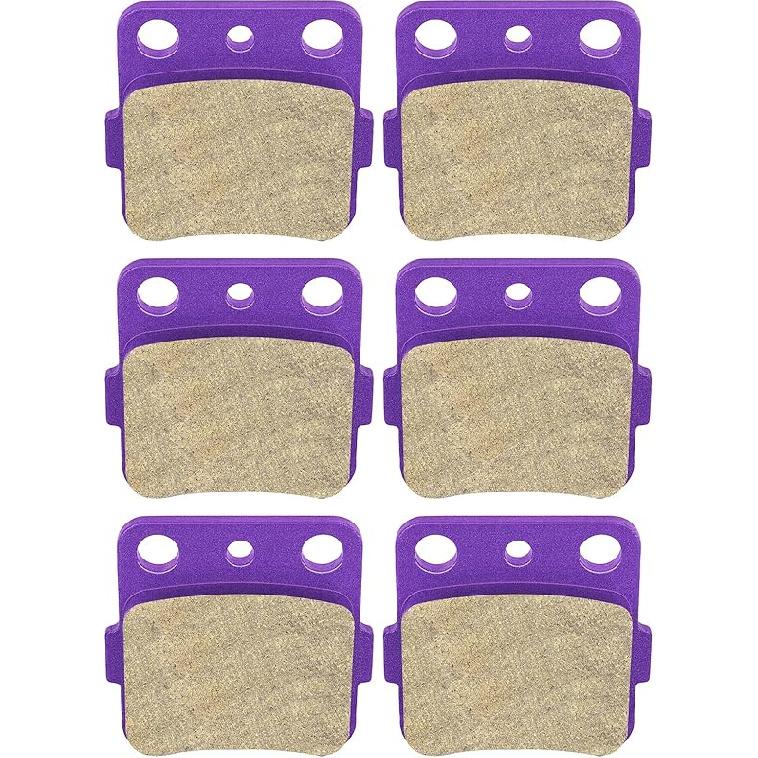 

ECCPP Передние+Задние Тормозные Колодки Подходят для Honda FourTrax 300 Sportrax 400 TRX400X для Yamaha Raptor 350 Raptor 660R FA84 Carbon Fiber Material