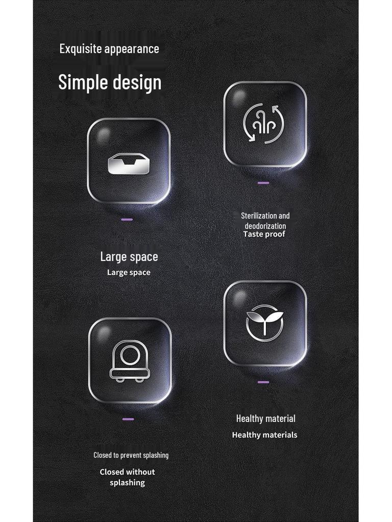 Automatic Odor-Proof Enclosed Cat Litter Box with Deodorization