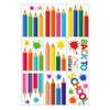 9 Blätter/Set, Bleistift Fensteraufkleber, Klebefolie, Doppelseitige Fensteraufkleber, Buntstift Fensteraufkleber, Willkommen zurück zur Schule