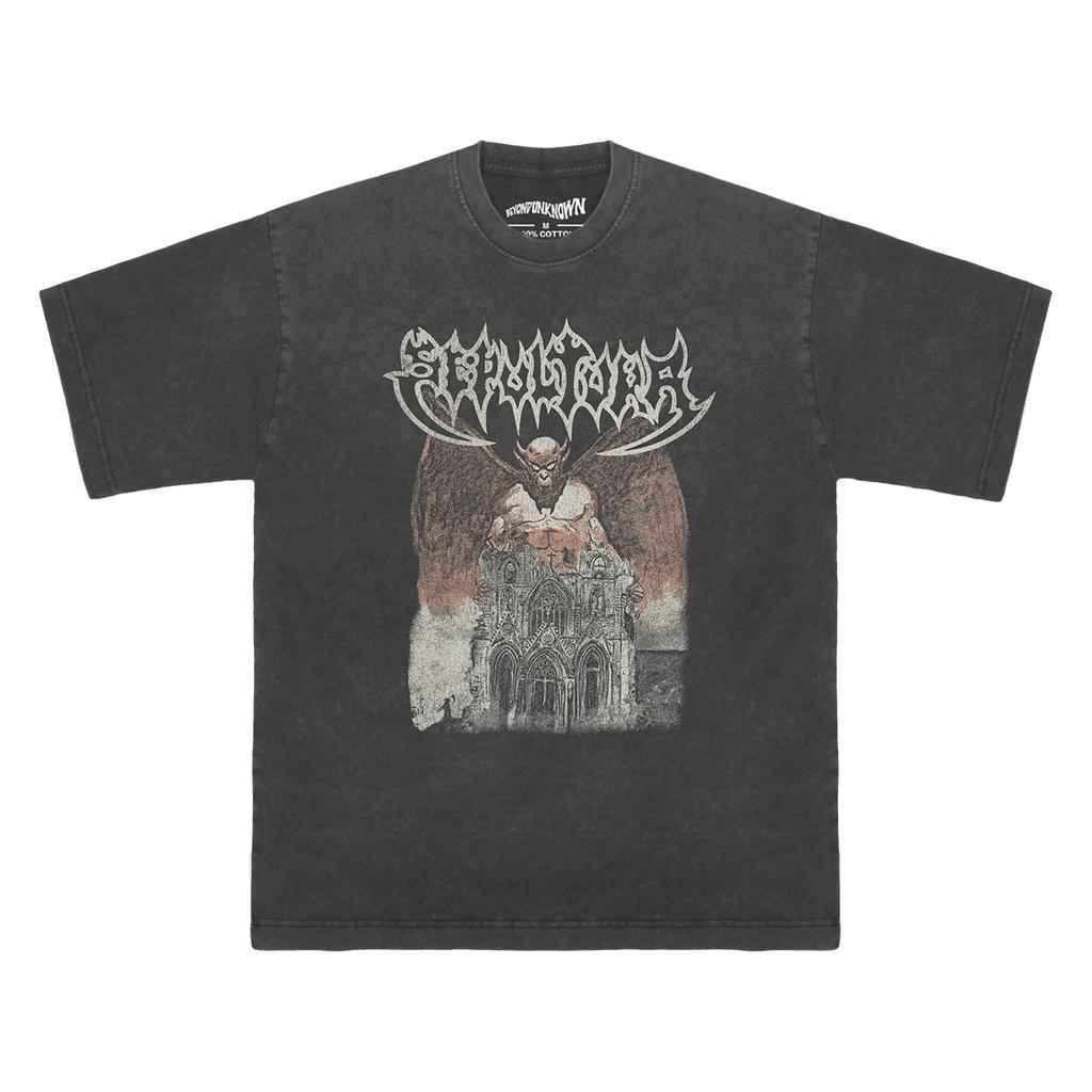 Sepultura T Shirt Bestial Devastation Album Vintage Tee Death Metal Merch Mens Short Sleeve Washed Cotton Shirt Metalhead