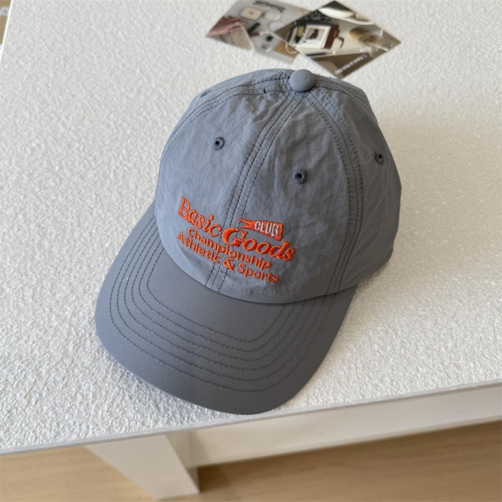 Quick-Drying Cloth Sun Hat Letter Embroidery Peaked Hat New Baseball Hat  Summer