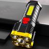 Portable LED Flashlight High Power Handheld Torch with Multiple Light Modes USB Rechargeable Durable Body for Outdoor Camping Hiking Work