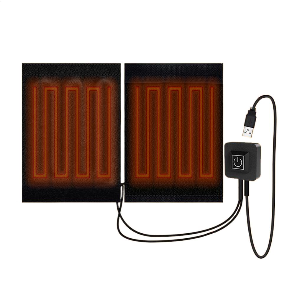 Heated Motorcycle Grips USB Powered Winter Cycling Hand Heater Motorcycle Heated Grips Cover for Winter Cold Weather Scooter