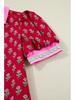 2026 Floral Print Lapel Pullover & Short Skirt - Women's Sweet European American Style, High Waist Summer Dress