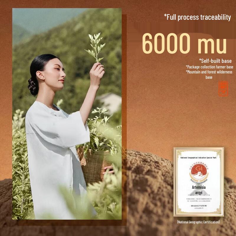 JianAi Handmade Stone-Ground Moxa Sticks