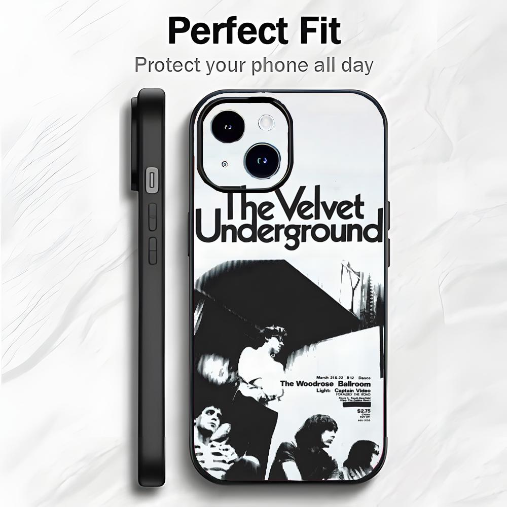 

Rock Band T-The Velvet Underground Phone Case Phone Case Soft Packaging Lightweight For iPhone17 16 15 14 13ProMax iphone17air