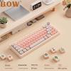 BOW Hangshi GK68 Multicolor Mechanical Keyboard, Stylish Design for Women, Compatible with Office and Laptop Use