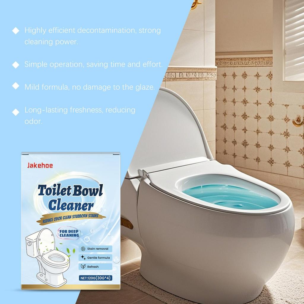 Toilet Bowl Cleaner Strongly Remove Scale and Urine Stains Eliminate Odors Reduce Bacterial Growth Gentle Toilet Cleaning Powder