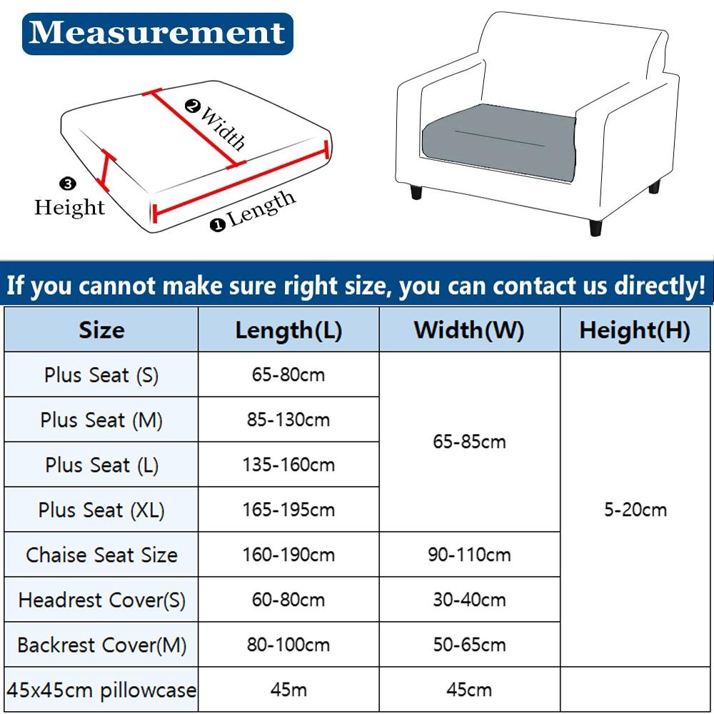 New Flower Pattern Jacquard Sofa Covers For Living Room Super Thicken Soft Sofa Seat Cushion Cover Elastic Fabric Sofa Slipcover